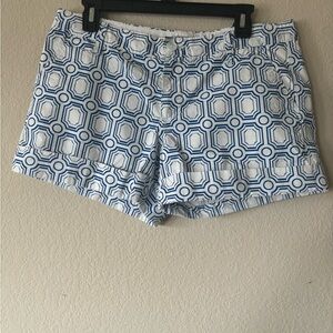 OLD‎ NAVY - BLUE AND WHITE Geometric patern SHORTS - 10